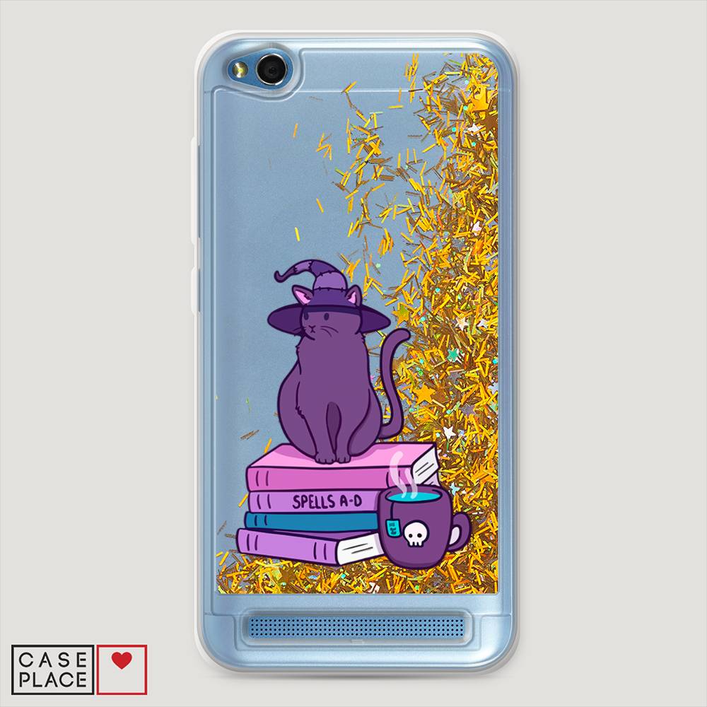 

Жидкий чехол с блестками "Magic Cat" на Xiaomi Redmi 5A, 32890-1