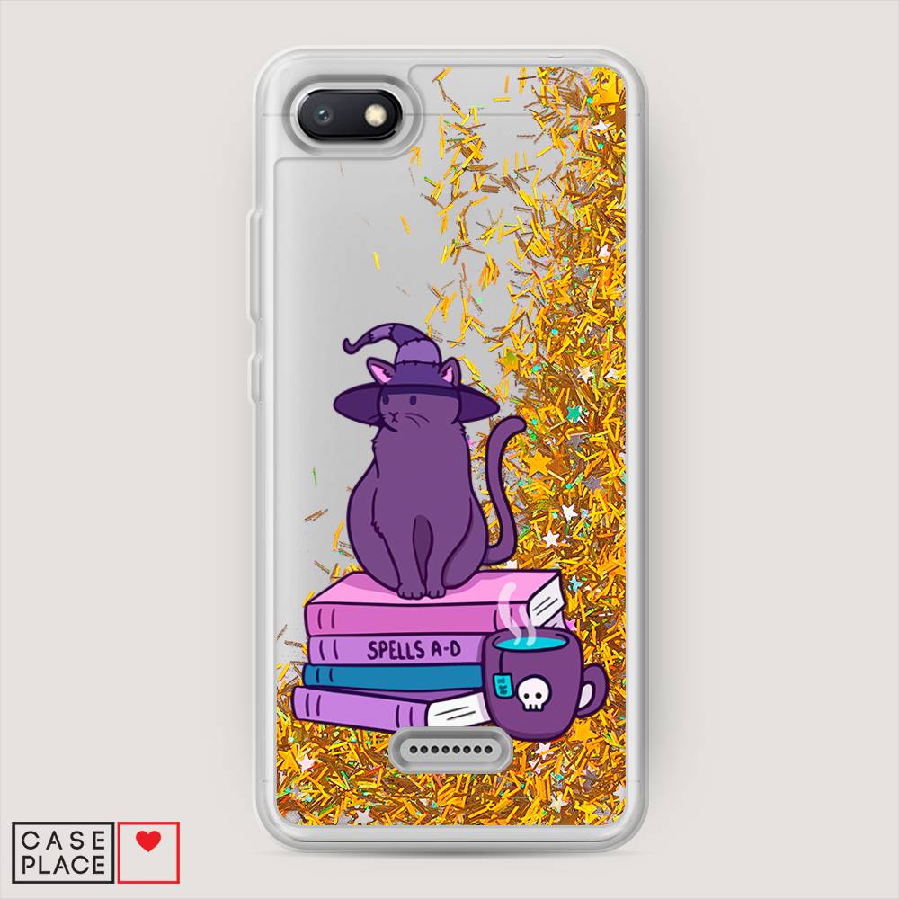 

Жидкий чехол с блестками "Magic Cat" на Xiaomi Redmi 6A, 34190-1