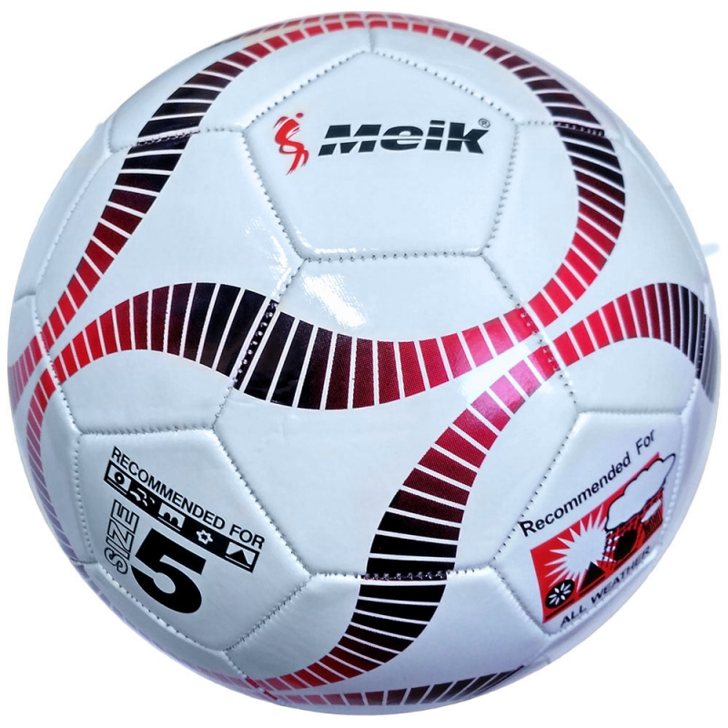 фото Футбольный мяч спортекс r18020 №5 белый/красный/черный