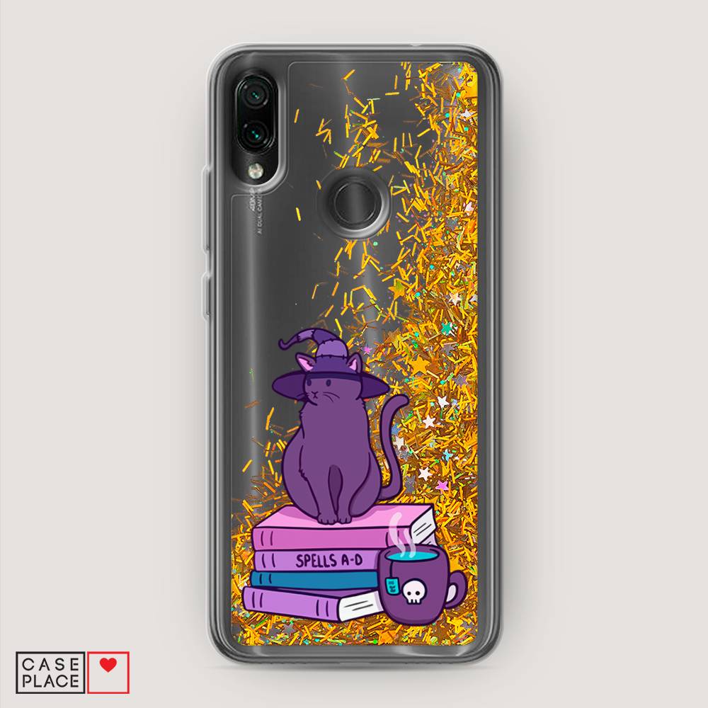 

Жидкий чехол с блестками "Magic Cat" на Xiaomi Redmi 7, 35090-1
