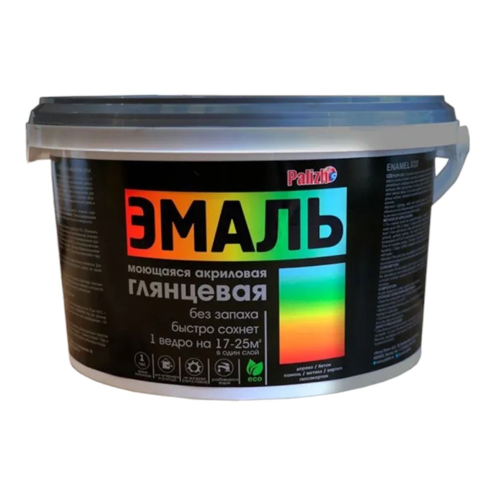

Эмаль акриловая универсальная Palizh глянцевая слоновая кость 1015 2,5 кг, Бежевый
