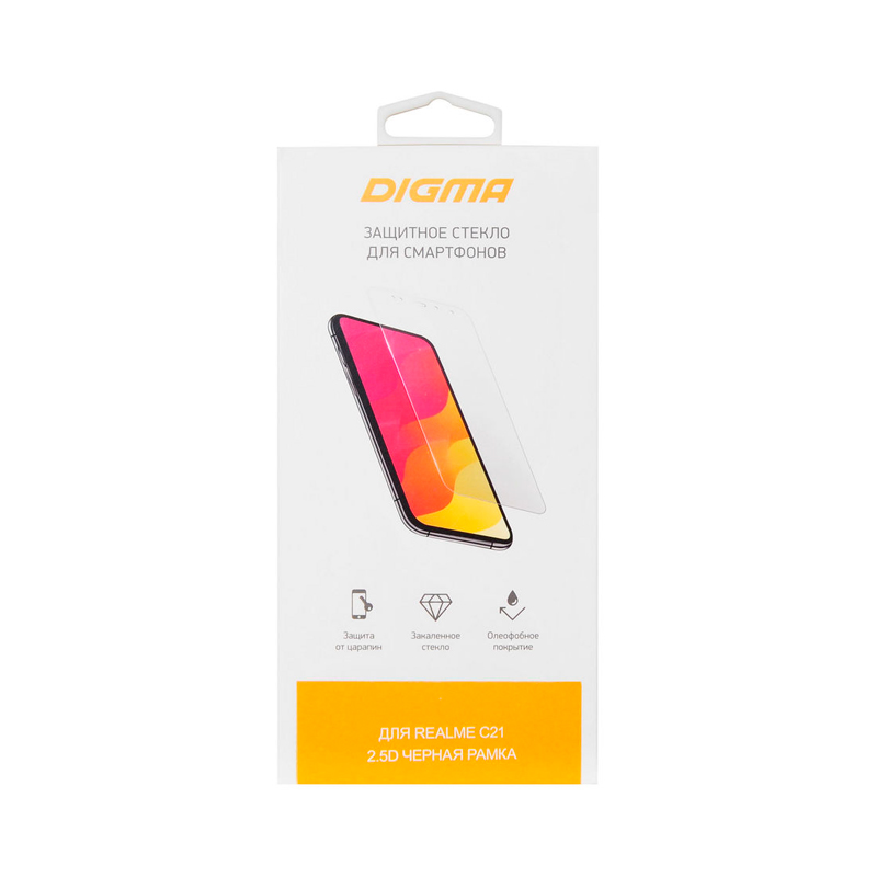 

Защитное стекло для экрана Digma DGG2RMC21A для Realme C21 2.5D, 1 шт, DGG2RMC21A