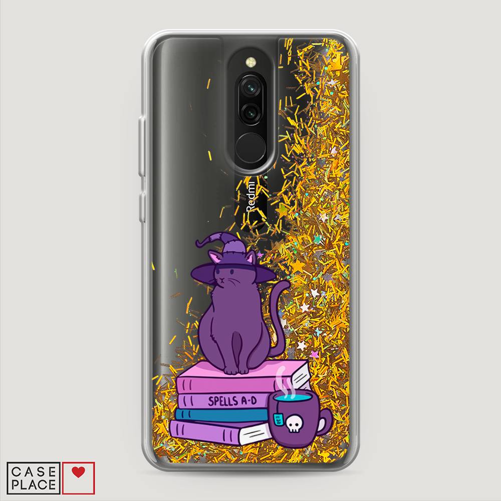 

Жидкий чехол с блестками "Magic Cat" на Xiaomi Redmi 8, 37190-1