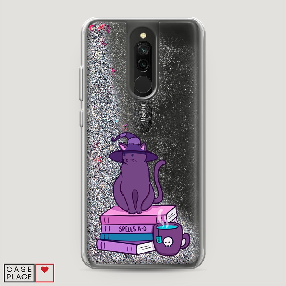 

Жидкий чехол с блестками "Magic Cat" на Xiaomi Redmi 8, 37191-1