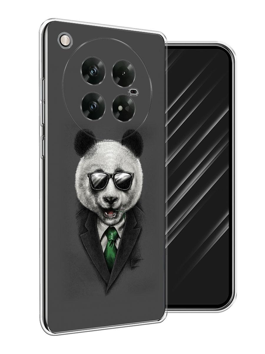 

Чехол Awog на Infinix Zero 40 5G "Деловая панда", Серый;зеленый, 3106650-1