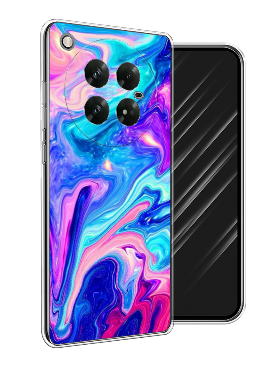 

Чехол Awog на Infinix Zero 40 5G "Потеки краски", Розовый, 3106650-1