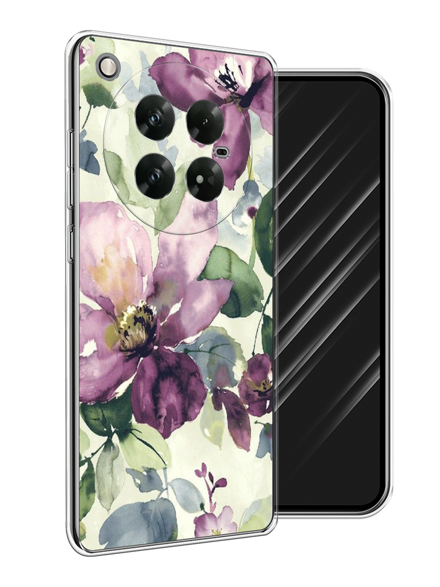 

Чехол Awog на Infinix Zero 40 5G "Сиреневые цветы-акварель", Фиолетовый, 3106650-1