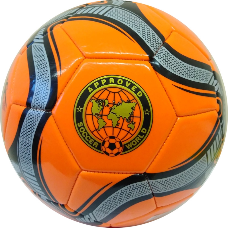 фото Футбольный мяч спортекс r18027-5 №5 оранжевый