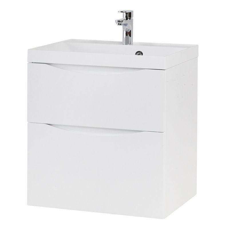 фото Тумба под раковину belbagno marino h60-600-2c-so-bl-p bianco lucido