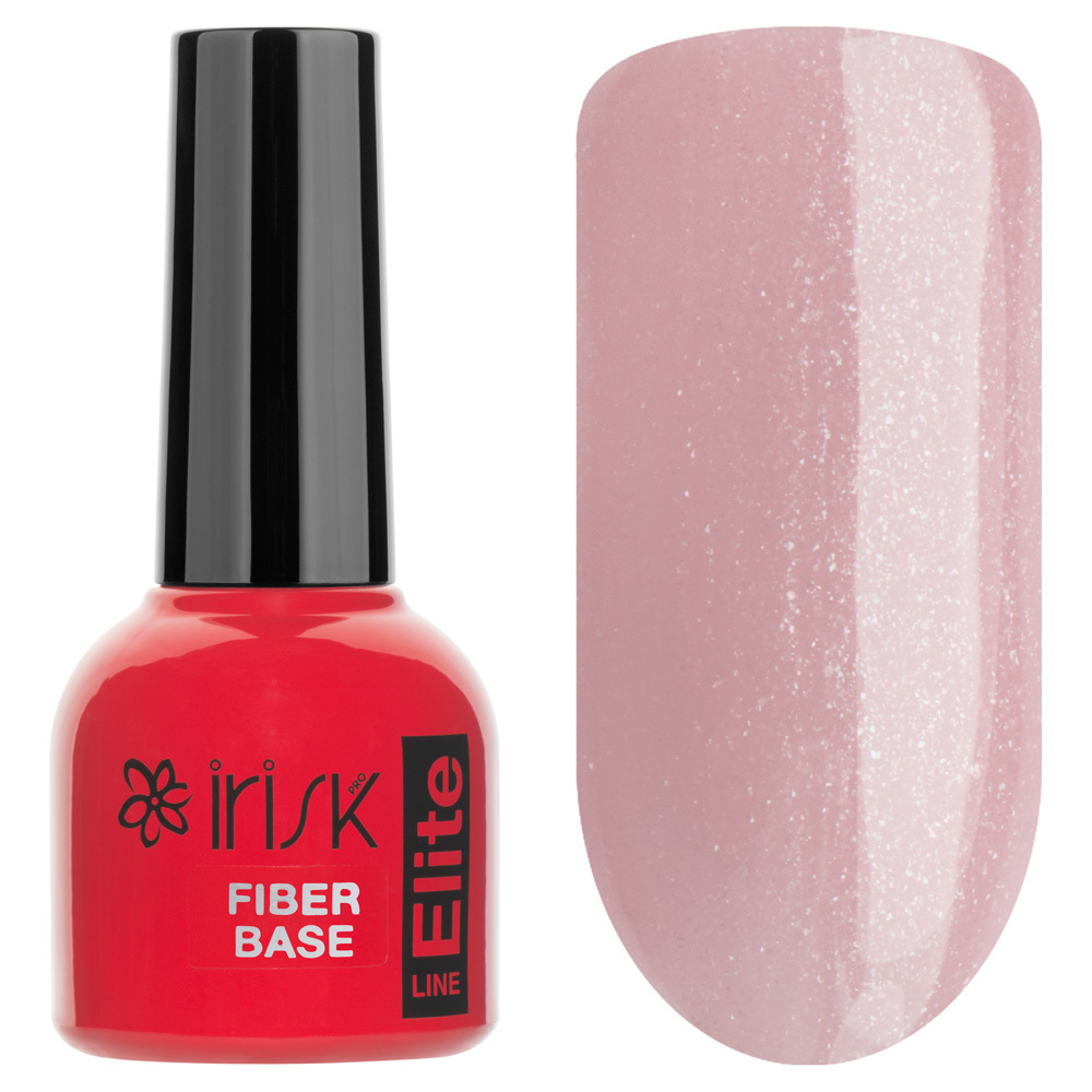 

База для гель-лака армирующая IRISK Elite Fiber Base, 07 Splash Pink 10мл