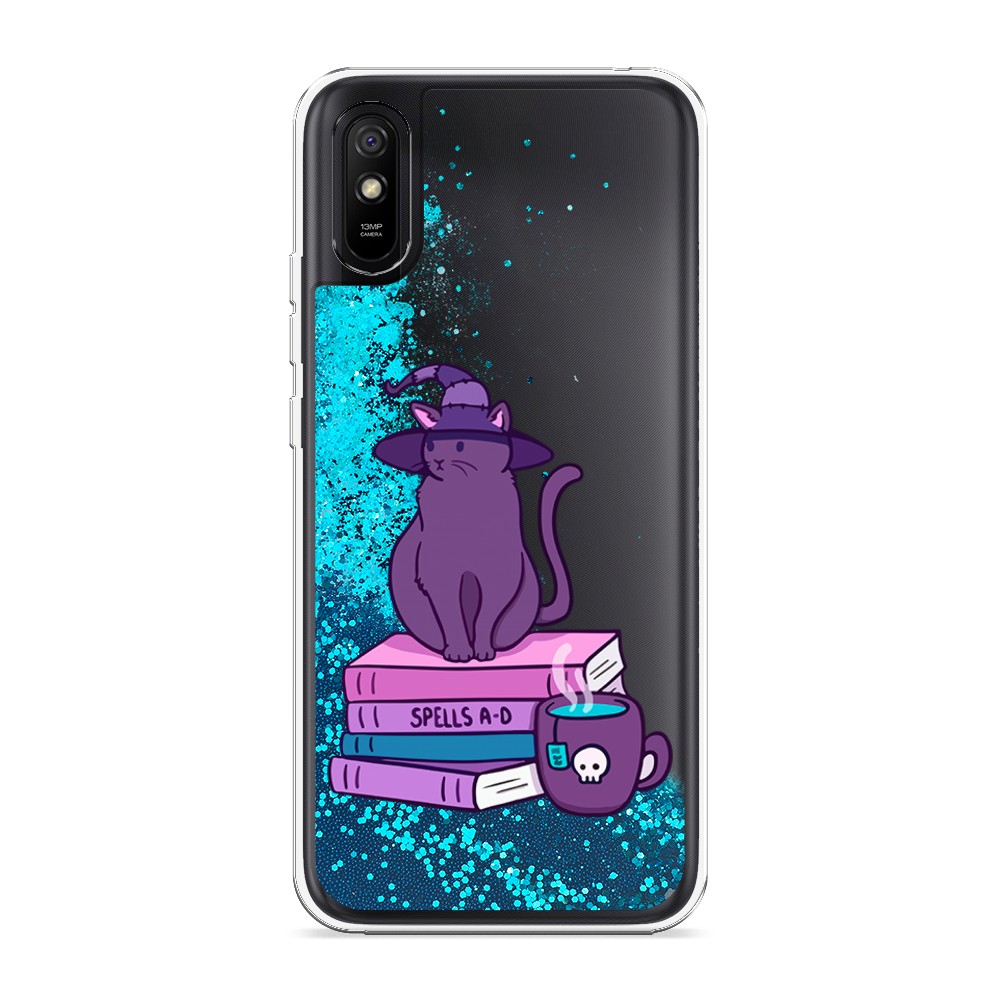 

Жидкий чехол с блестками "Magic Cat" на Xiaomi Redmi 9A, 38993-1