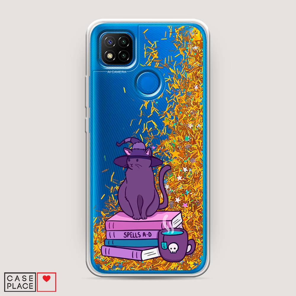 

Жидкий чехол с блестками "Magic Cat" на Xiaomi Redmi 9C, 39090-1