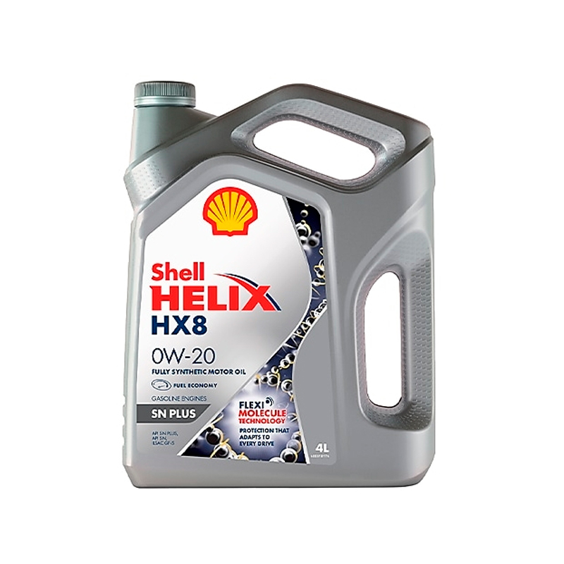 фото Моторное масло shell helix hx8 sn plus 0w20 1л (550055160)