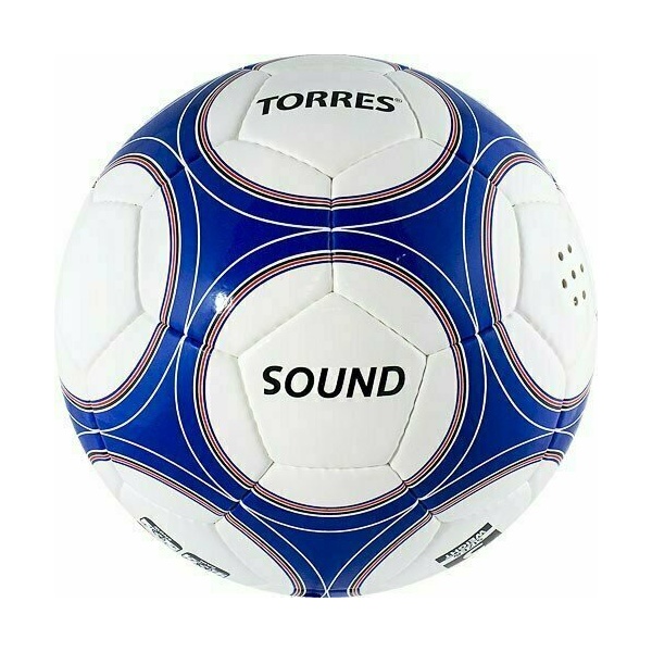 Футбольный мяч Torres Sound №5 белый/синий