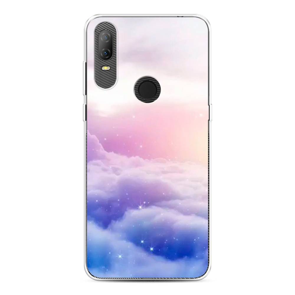 

Чехол на Alcatel 1V (2020) 5007U "Небеса", Голубой;белый;розовый, 170950-2