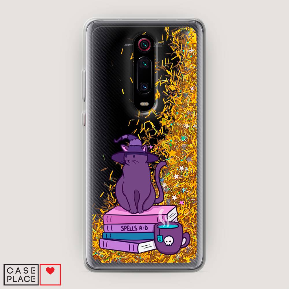 

Жидкий чехол с блестками "Magic Cat" на Xiaomi Redmi K20, 35590-1