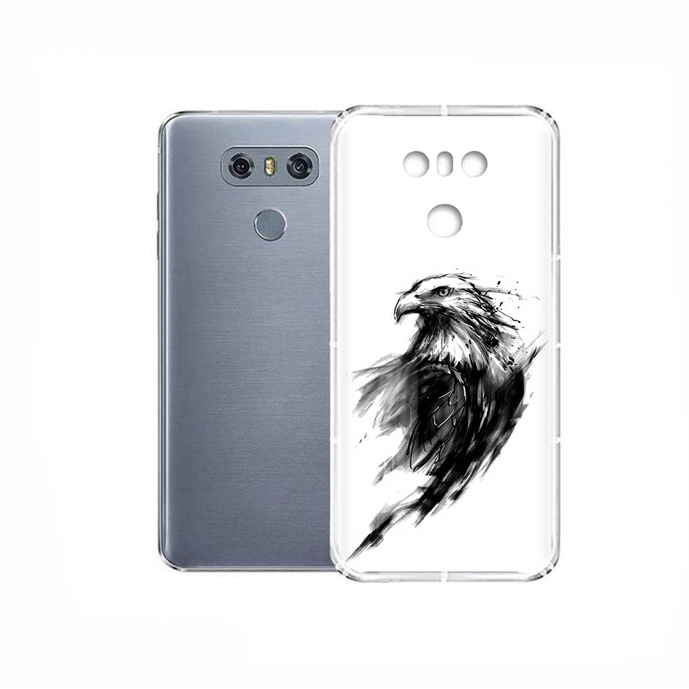 

Чехол MyPads Tocco для LG G6 чб птица, Прозрачный, Tocco