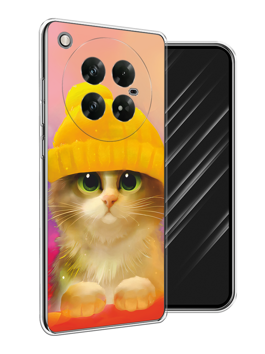 

Чехол Awog на Infinix Zero 40 5G "Котенок в желтой шапке", Желтый, 3106650-1