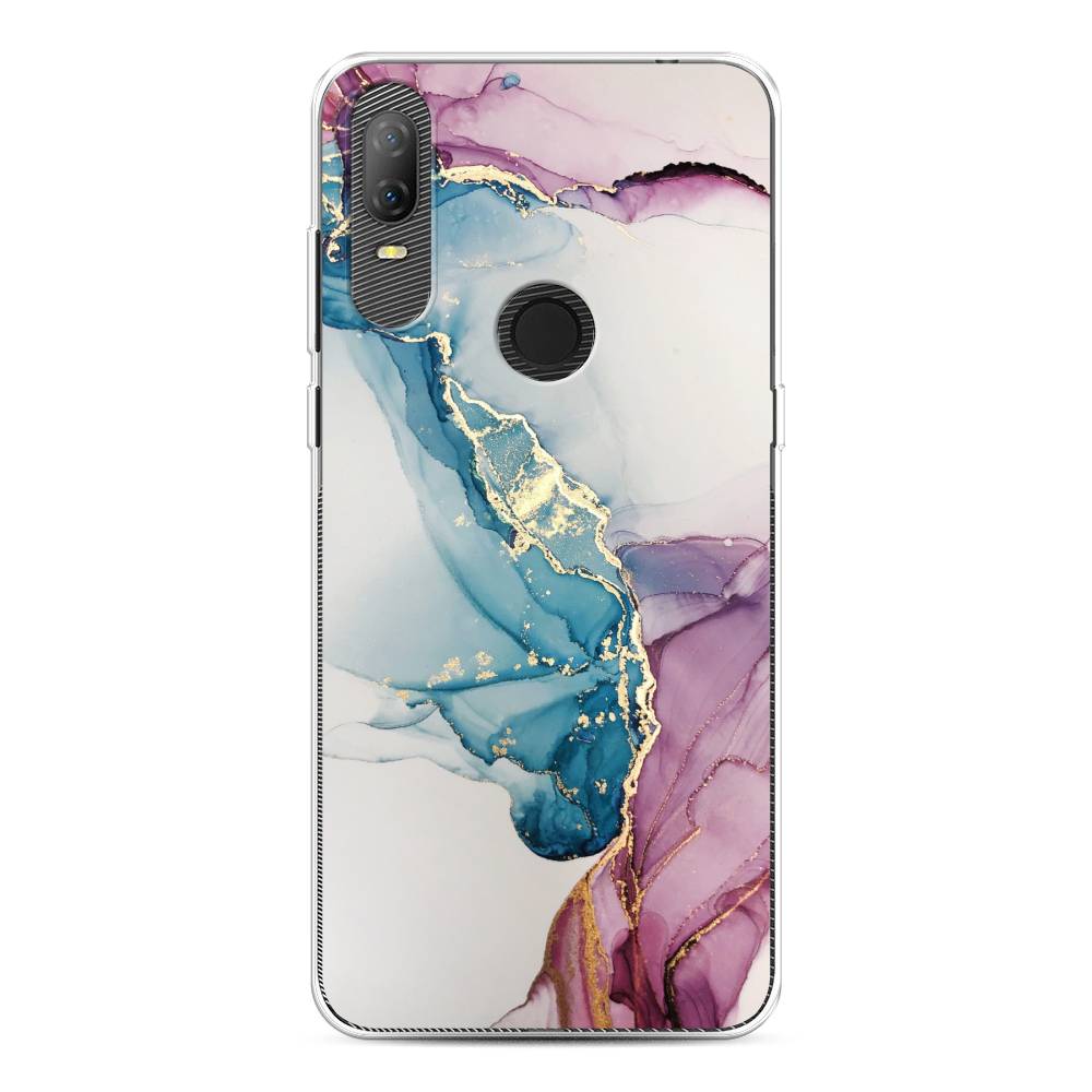 

Чехол на Alcatel 1V (2020) 5007U "Розовые разводы рисунок", 170950-3