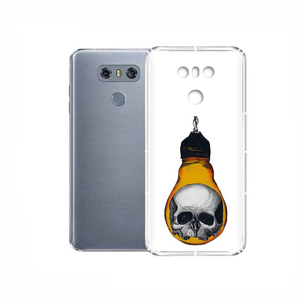 

Чехол MyPads Tocco для LG G6 череп в лампочке, Прозрачный, Tocco
