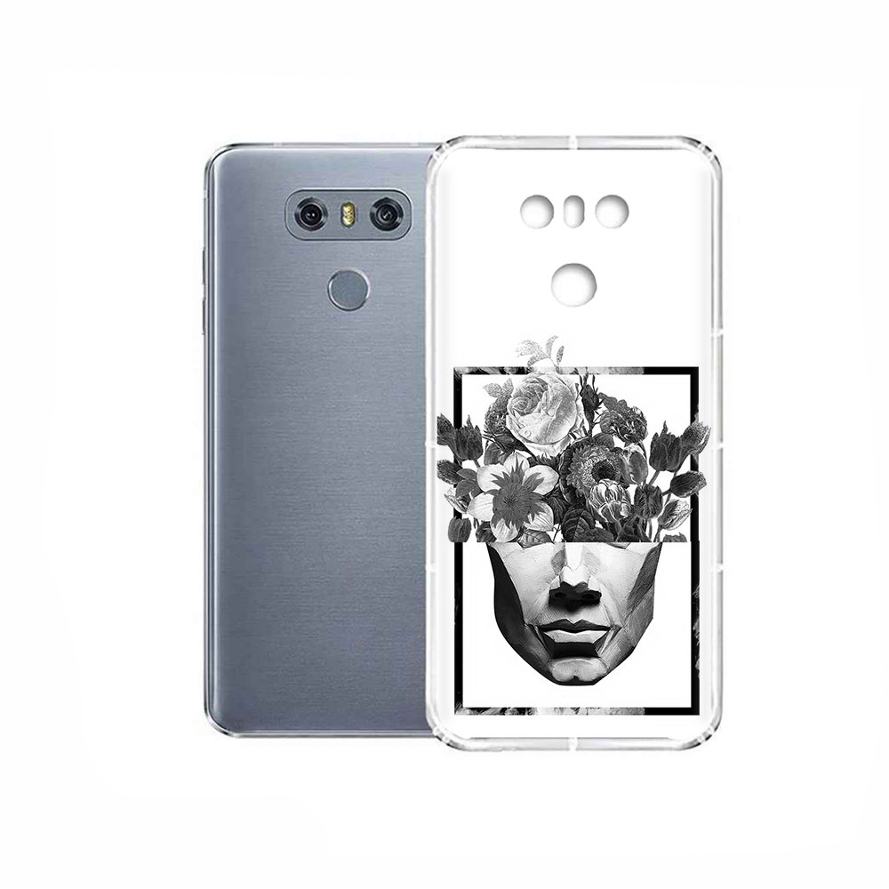 

Чехол MyPads Tocco для LG G6 черно белая ваза в абстракции, Прозрачный, Tocco