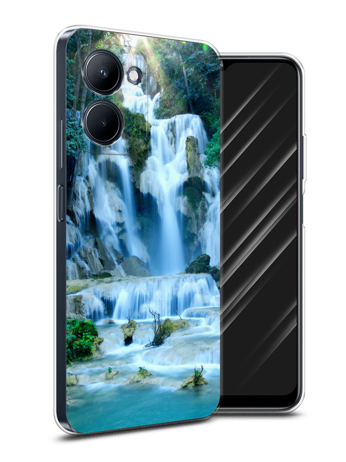 

Чехол Awog на Realme C33 "Водопад 8", Голубой;зеленый, 2511350-4