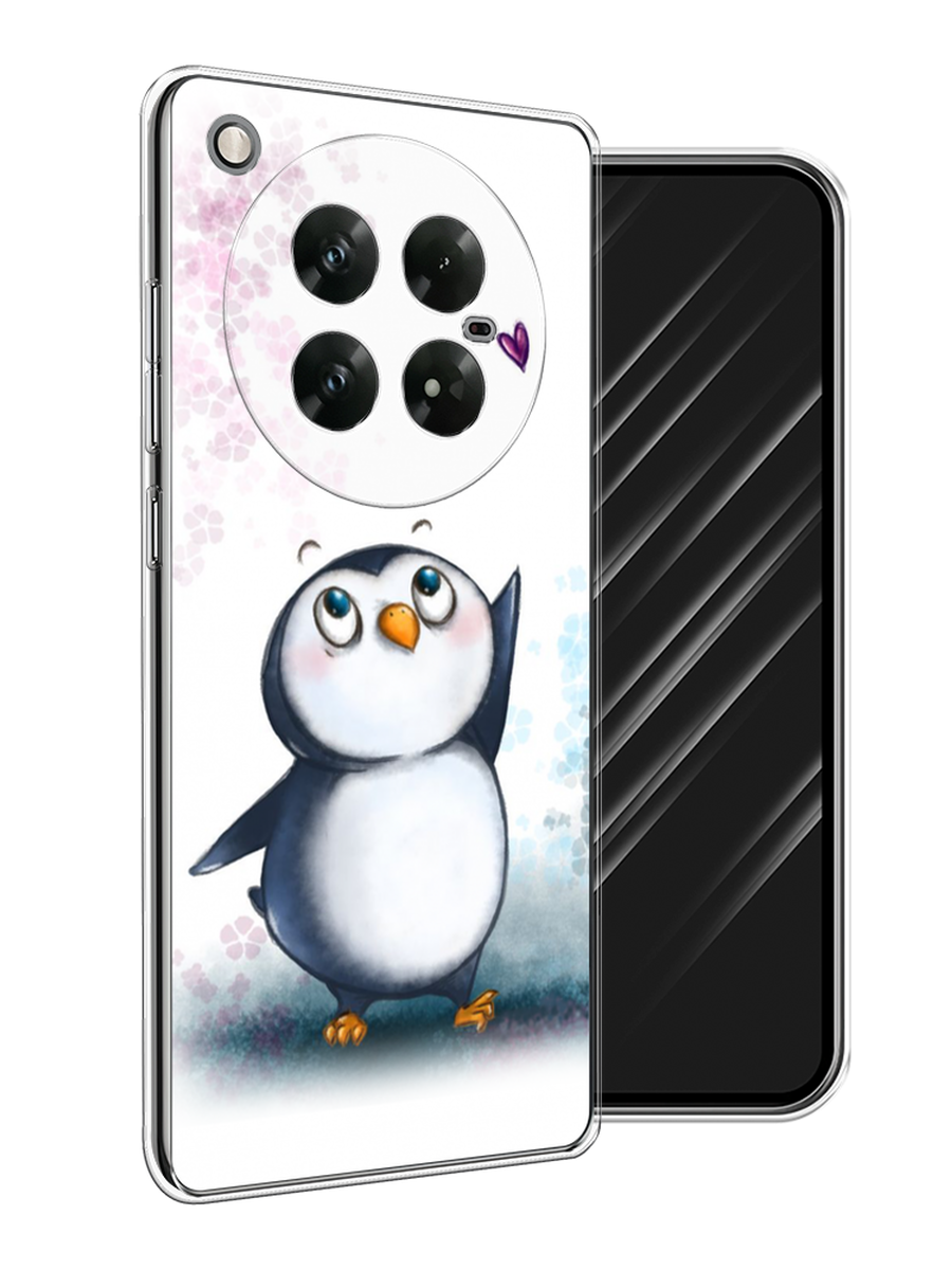 

Чехол Awog на Infinix Zero 40 5G "Пингвин и сердечко", Белый, 3106650-1