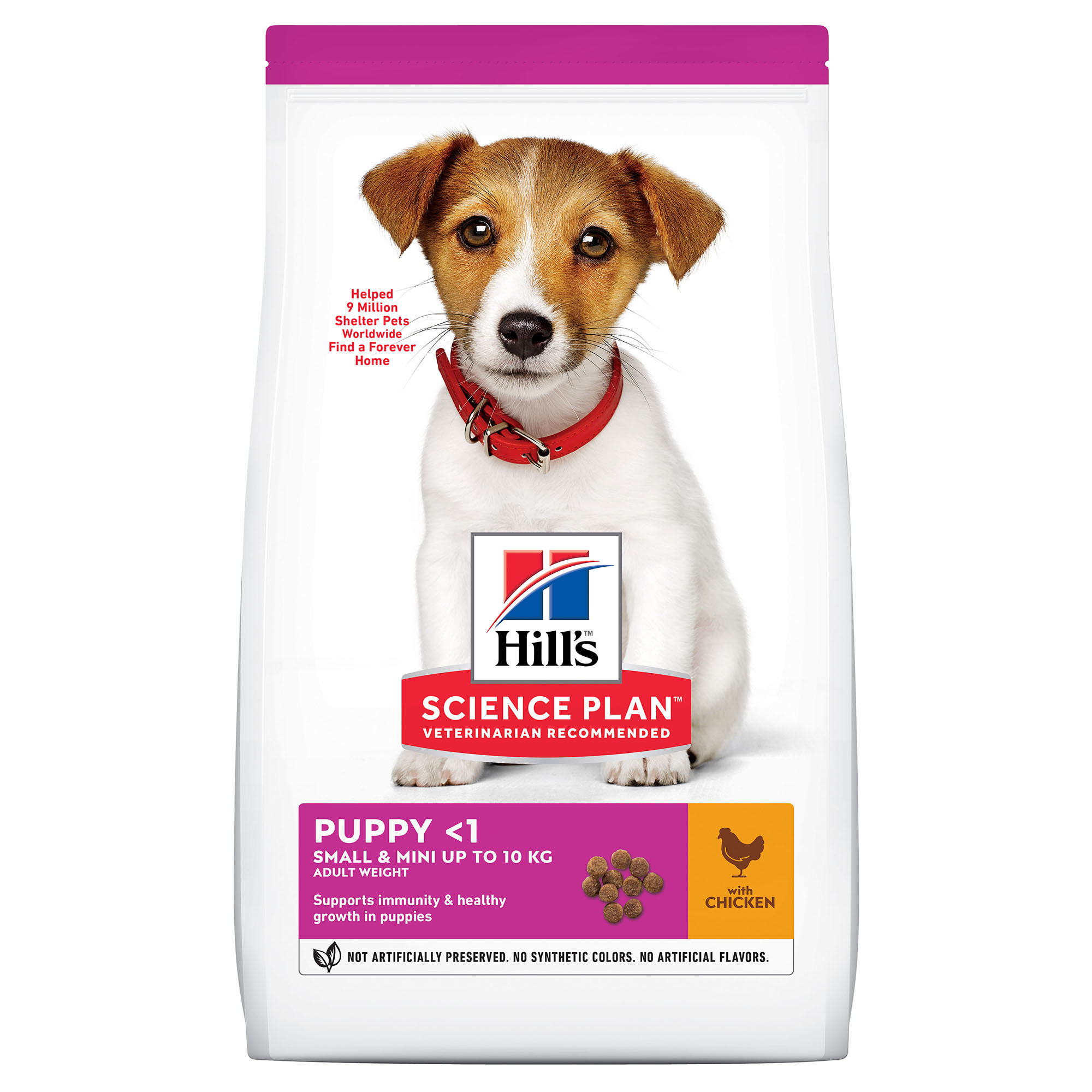 Сухой корм для щенков Hill's Science Plan Puppy Small & Miniature, курица, 1,5кг