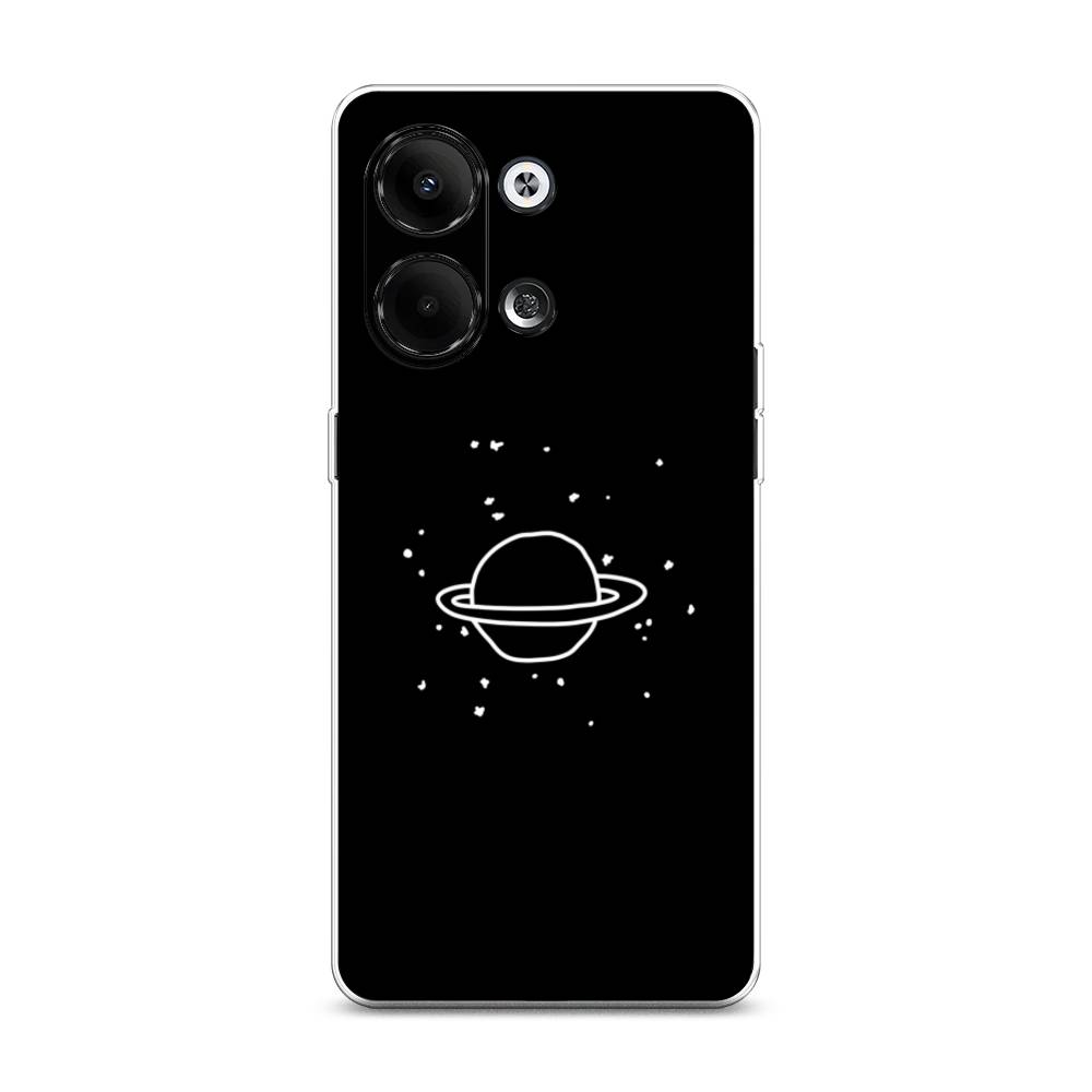 

Чехол Awog на Oppo Reno 9 "Дудл Юпитера", Белый;черный, 2512750-4