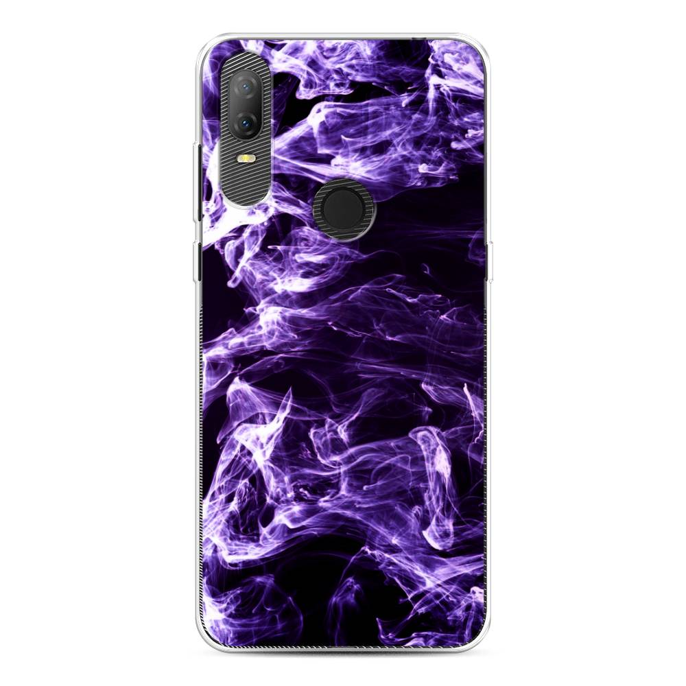 

Чехол на Alcatel 1V (2020) 5007U "Фиолетовый дым", Фиолетовый;белый;черный, 170950-3