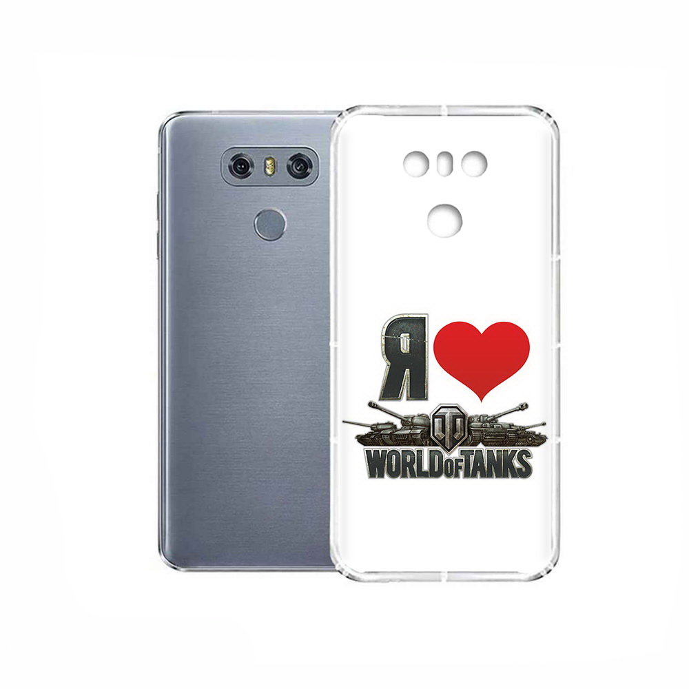 

Чехол MyPads Tocco для LG G6 я люблю ворлд оф танк, Прозрачный, Tocco