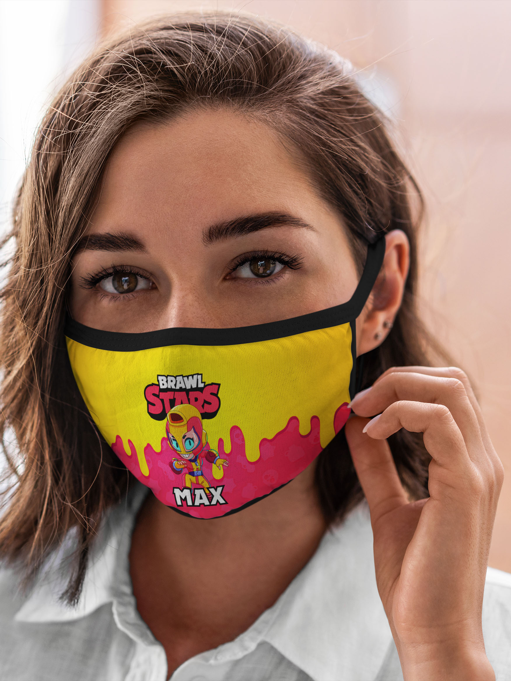 

Многоразовая маска унисекс Burnettie Brawl Stars Max, Разноцветный, Brawl Stars Max
