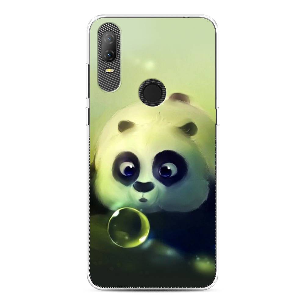 

Чехол на Alcatel 1V (2020) 5007U "Малыш панды", Зеленый;черный;серый, 170950-1