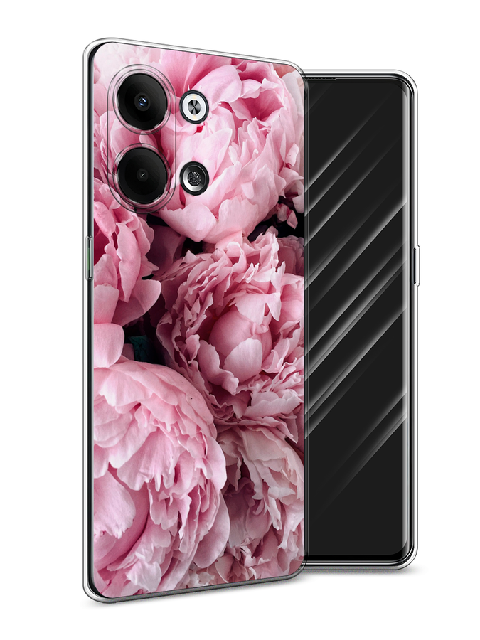 

Чехол Awog на Oppo Reno 9 "Нежные пионы", Розовый;черный;белый, 2512750-8