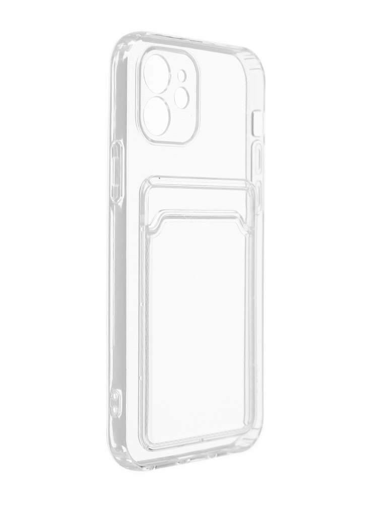 фото Чехол svekla для apple iphone 12 с картхолдером transparent svcar-ip12-wh