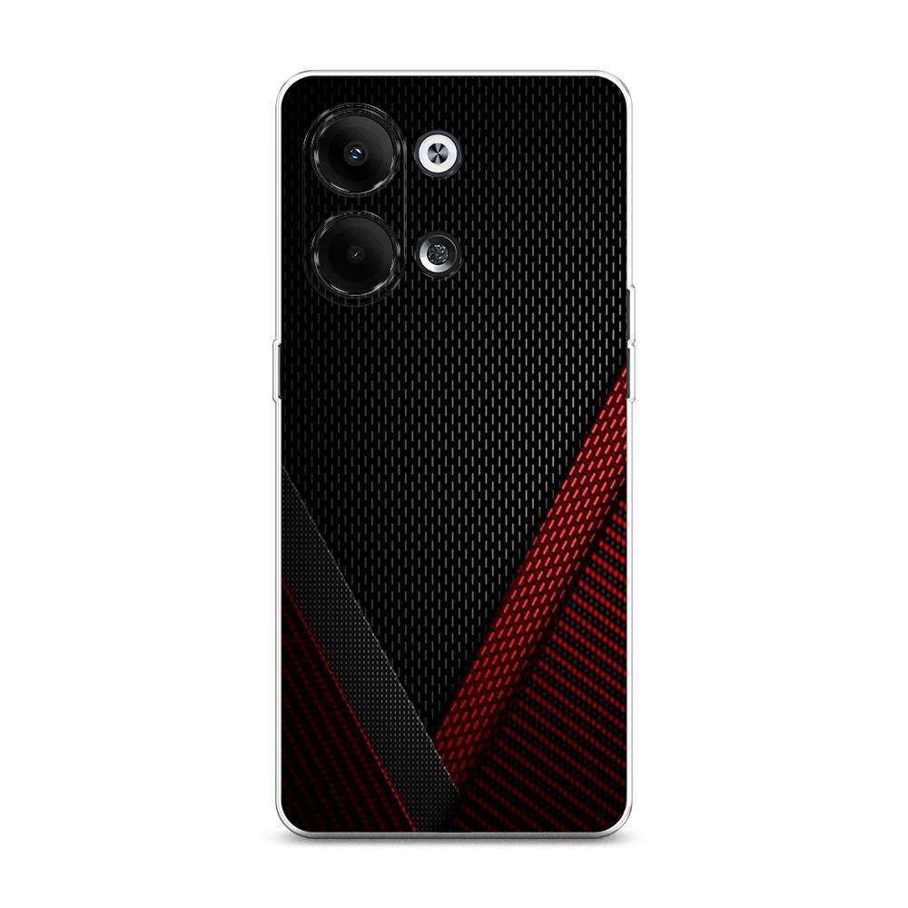 

Чехол Awog на Oppo Reno 9 "Красный карбон", Черный;красный, 2512750-3