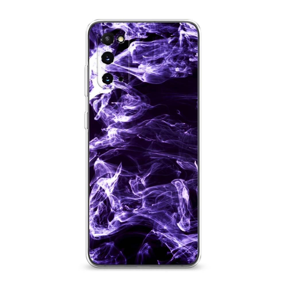 

Чехол на Samsung Galaxy S20 "Фиолетовый дым", Фиолетовый;белый;черный, 29250-3