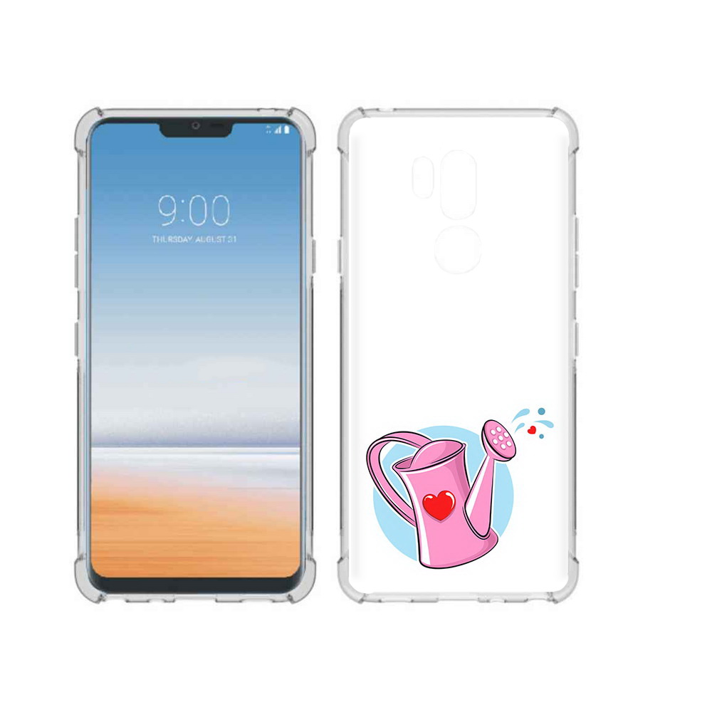 

Чехол MyPads Tocco для LG G7 ThinQ Лейка любви 14 февраля, Прозрачный, Tocco