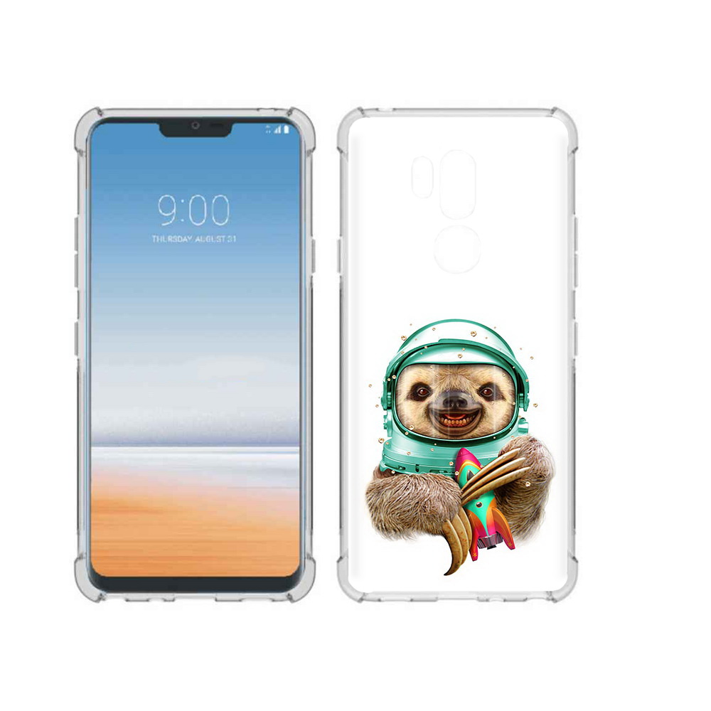 

Чехол MyPads Tocco для LG G7 ThinQ Ленивец астронавт, Прозрачный, Tocco