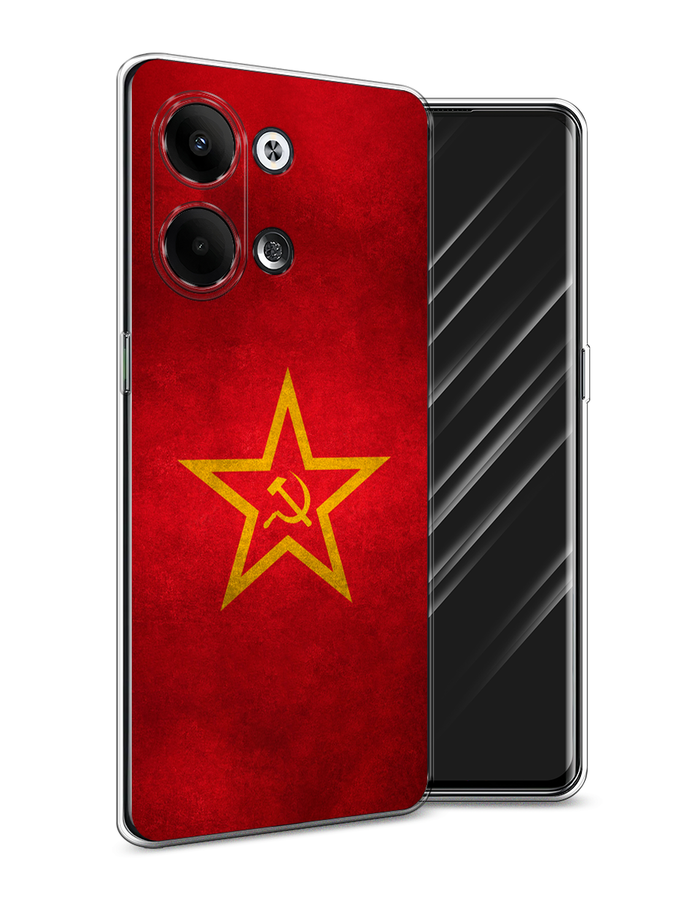 

Чехол Awog на Oppo Reno 9 "Красное знамя", Желтый;красный, 2512750-10