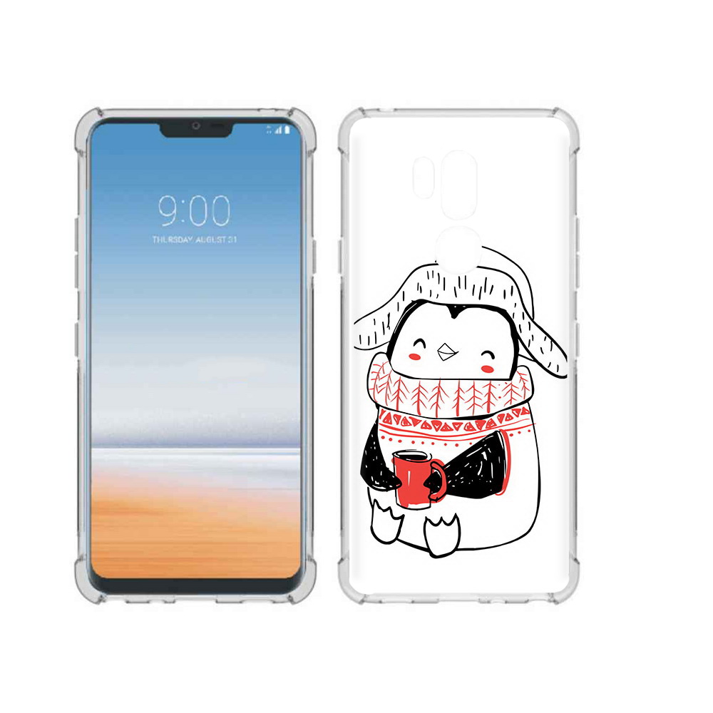 

Чехол MyPads Tocco для LG G7 ThinQ Милый пингвин, Прозрачный, Tocco