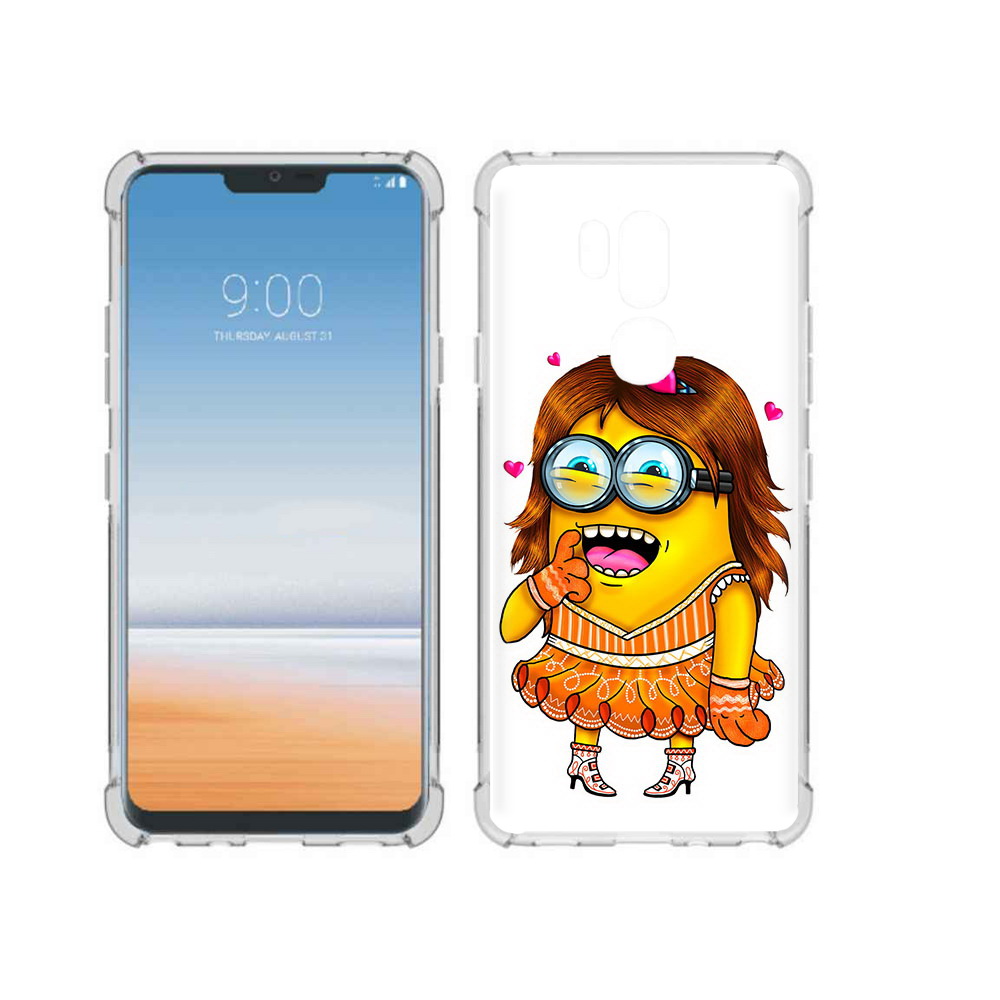 

Чехол MyPads Tocco для LG G7 ThinQ Миньон девочка, Прозрачный, Tocco