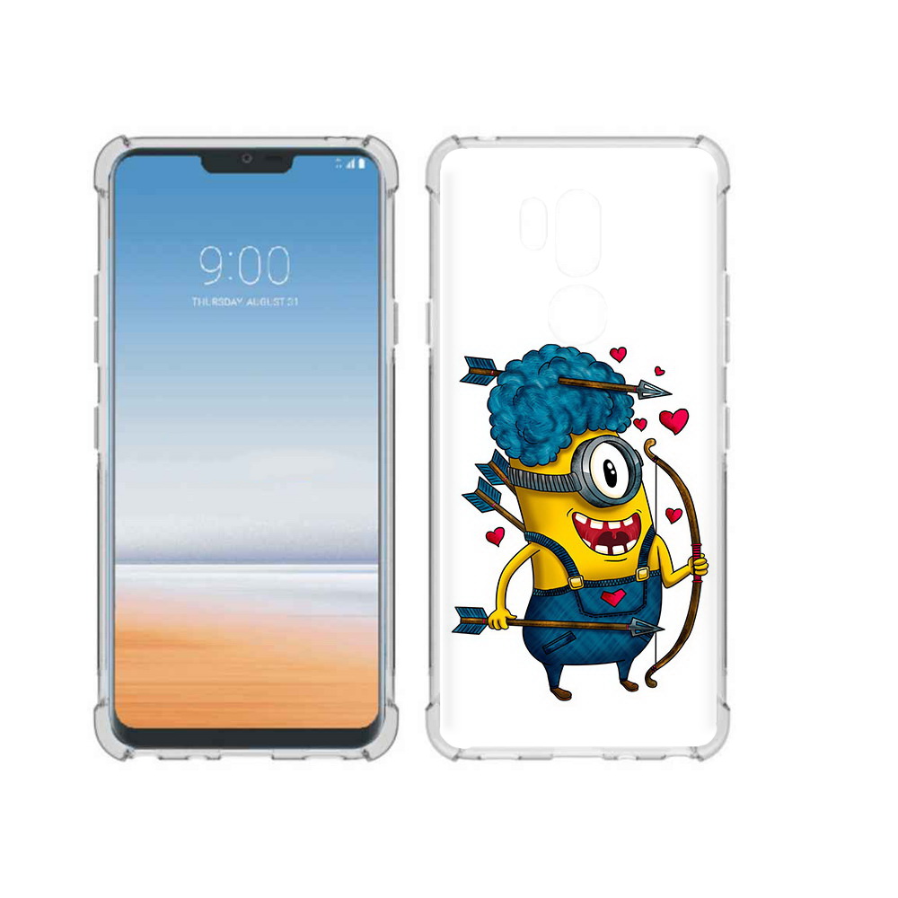 

Чехол MyPads Tocco для LG G7 ThinQ Миньон купидон, Прозрачный, Tocco