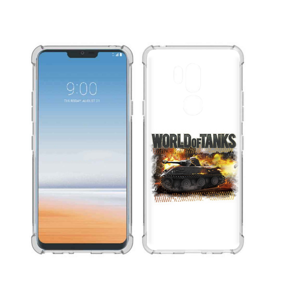 

Чехол MyPads Tocco для LG G7 ThinQ Мир танков-2, Прозрачный, Tocco