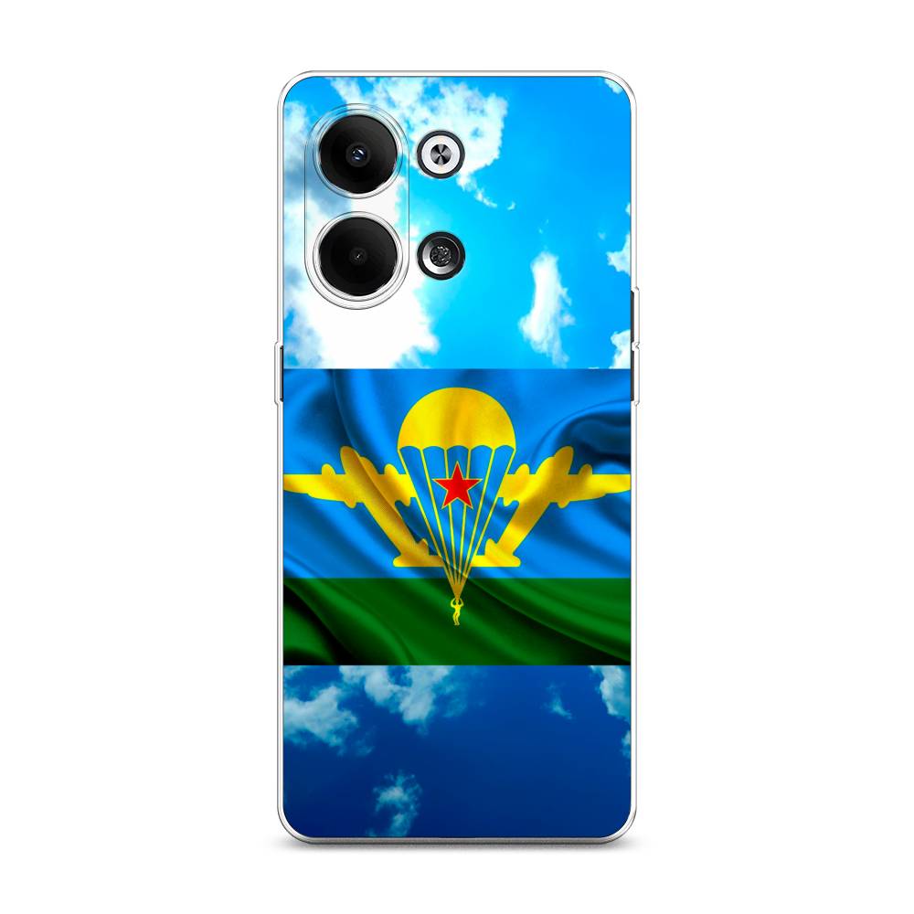 

Чехол Awog на Oppo Reno 9 "ВДВ флаг в небесах", Синий;зеленый;желтый, 2512750-5