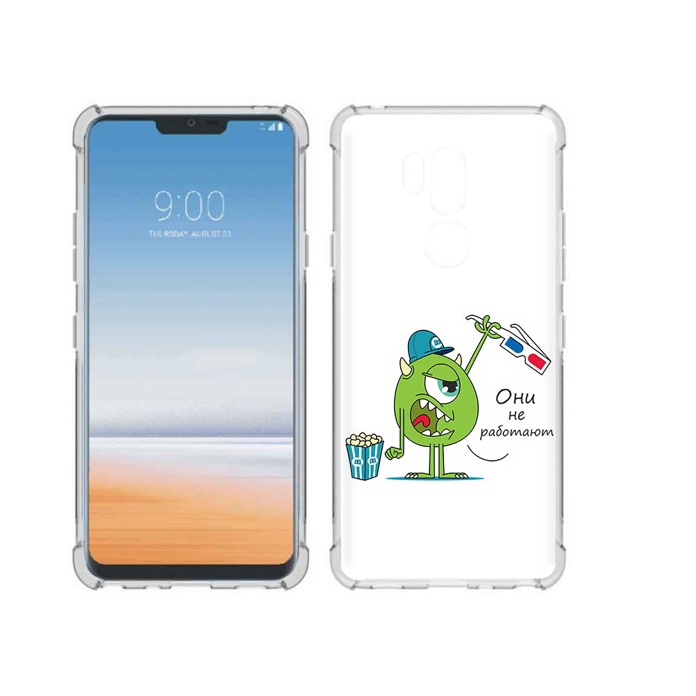 

Чехол MyPads Tocco для LG G7 ThinQ Очки не работают, Прозрачный, Tocco