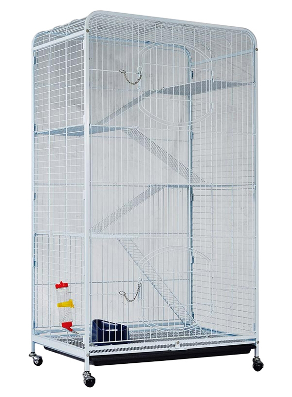 

Клетка для мелких животных Triol C4-1W белая, 79х52,5х140см, Белый