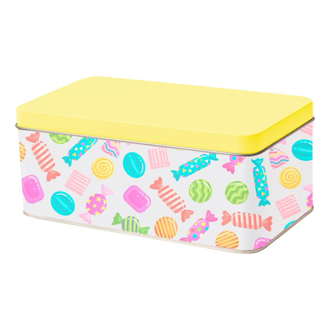 

Банка для хранения продуктов Atmosphere Candy 193 x 153 x 85 мм, Белый;желтый