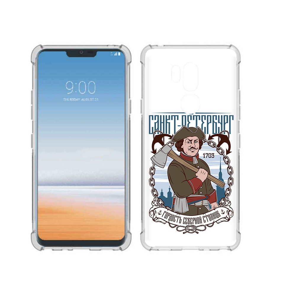 

Чехол MyPads Tocco для LG G7 ThinQ Петр первый, Прозрачный, Tocco