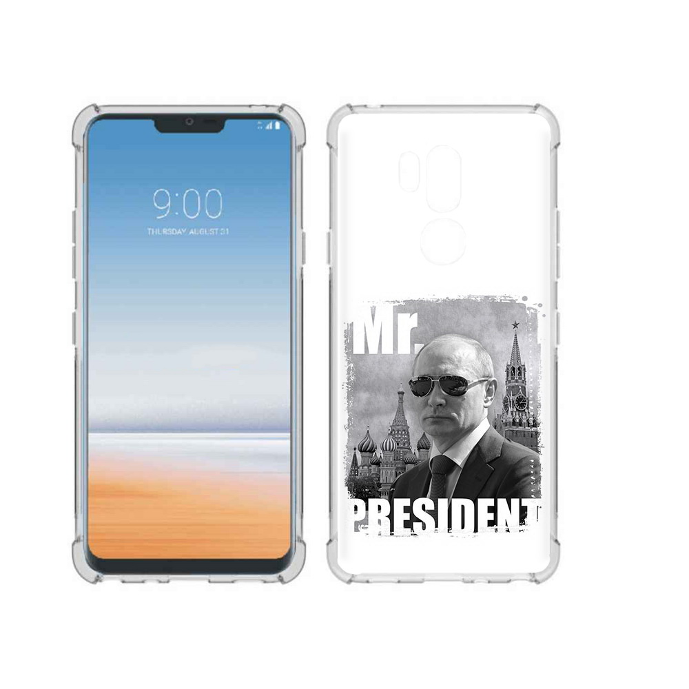 

Чехол MyPads Tocco для LG G7 ThinQ Путин, Прозрачный, Tocco